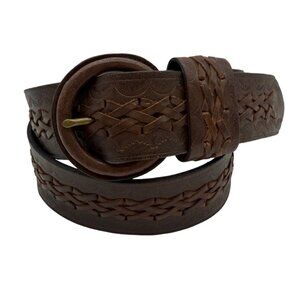 Banana Republic Brown Tan Leather Studded Boho Belt Size Medium Southwestern Banana Republic | Accessories | Womens Banana Republic  main image 4